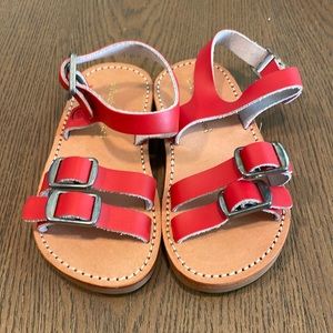 Size 5 New Freshly Picked red toddler Sandals